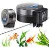 GOMETY Mangiatoia automatica per acquario, con timer, 140 ml, mangiatoia per pesci e acquari con alimentazione a batteria, per le vacanze