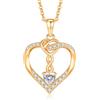 Jrêveinfini Cuore Infinito Collana Donna Oro Argento 925 Lunga Amicizia Maestra Mamma e Figlia, Cuore Pendente Anallergici Nichel Gioielli Regalo Donna Compleanno Valentino Anniversario Natale