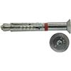 Fischer Tasselli Metallici in acciaio TA M 6/30 SK V con vite TSP, testa svasata piana (50 Pz.)