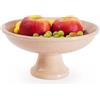 Radicaln - Ciotola per frutta in marmo da 25,4 cm per piano cucina Verona, realizzata a mano, con chiave moderna, ciotola ideale per insalata e servire, supporto per banane