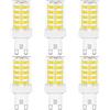 RANBOO Lampadina LED G9 10W Equivalente 50W-100W Lampada Alogena, 800LM, Bianco Freddo 6000K, 220-240V, Non Dimmerabile, Nessun Sfarfallio, Risparmio Energetico, per Lampadari, Plafoniere e Applique, 6 Pezzi