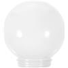 HOMSFOU Paralume a sfera per recinzione, paralume per esterni, candelabri, lampadine, paralume di ricambio per pali, proiettili, paralumi -Light