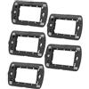 Topolenashop Set da 5 Supporti Compatibili BTicino Living International e Living Light Telaio Universale per Placche, Interruttori e Frutti Elettrici Montaggio Facile su Scatole Standard 503 460287