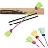 Diabolo Freizeitsport Flowerstick PRO Short (Verde-Rosa, Giocoleria con Bacchette, Attrezzi da Giocoleria, per Avanzati
