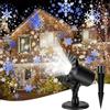 Winload Proiettore Luci di Natale per Esterno, Lampada LED Effetto Fiocchi di Neve Impermeabile IP65, Luci Natalizie per Decorazioni da Interno ed Esterno, Feste, Giardino e Prato