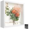 LCSHENGMIN Cornice portafoto 3D, Cornice Profonda da Riempire 25 x 25 cm, con Lastra Acrilica Trasparente, Cornice per Oggetti 3D Più Profonda di 3 cm, Decorazione Murale Tridimensionale, Per Fotografie