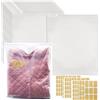 Voarge 30 Pezzi Sacchetti Vestiti Grande, con Zip Borsa da Viaggio Multifunzione, Portaoggetti per Vestiti,Scarpe,Indumenti 30 * 40 cm Fori di Sfiato