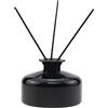 Upstore 1 boccette diffusore in vetro da 200ml accessori per aromaterapia per uso fai da te con diffusore di bastoncini di ricambio per oli essenziali decorazioni artigianali