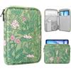 TiMOVO 9-11 Custodia per Tablet, Compatibile con iPad 11 A16 2025, iPad 10,9/10,2| Air 11, Galaxy Tab A9+ / A11 Plus 11, Borsa Protettiva con Tasche, Fiore Verde