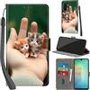 PHINIENLAND Cover per Samsung Galaxy A18 / A26 / A17 PU Pelle Custodia Flip Gatto