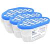 Aquafloow Assorbitore di Umidità per Ambienti 400 ml, Riduce l'umidità, 3 Pezzi | Neutralizzatore di Odori, Deumidificatore per Cucina, Armadio, Bagno e Studio