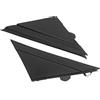 Headerbs Copri Bandiera per Specchietto Retrovisore Esterno, Triangolo Auto Conducente e Lato Passeggero Copri Bandiera per Specchietto Retrovisore Esterno 1SH17KX7AA 1SH16KX7AA per (Nero