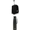 Invicta Trolley Scuola Benin Solid, Nero, 2 in 1, Con Spallacci Uso Zaino, Tasca porta Borraccia e Porta Laptop, Scuola & Viaggio, Ragazzi + Borraccia Termica in Acciaio Inox Interno Esterno, Nero,24h