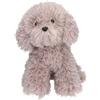 Depesche 14058 TOPModel Fur Ever Friends - Peluche Cane Max, con Pelliccia riccia di Colore Grigio, Alto Circa 30 cm