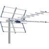 EDISION YAGI V 13db Antenna TV Digitale Terrestre UHF 21-48 esterno, con filtro 5G LTE, per Ricezione il segnale Digitale Terrestre DVB-T/T2, Frequenze 470-694Mhz, Lunghezza 87cm, LTE700, Blu