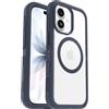 OtterBox Defender Series Pro XT Clear MagSafe cover per iPhone 17, resistente a shock e cadute, cover ultra robusta, testata 7x vs le norme anti caduta MIL-STD 810G, Trasparente/Blu