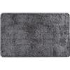 fluffy® Tappeto da bagno in microfibra con fondo antiscivolo (50 x 80 cm, Antracite)