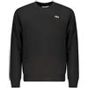 FILA LEVERANO Regular Crew Sweat-Black-S, Nero, S
