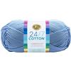Lion Brand Yarn Company Cotton Yarn, Filato 100% Cotone, Colore Cielo
