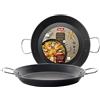 IBILI, Padella per paella Inducta, 40 cm, acciaio, antiaderente, 9 porzioni.