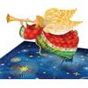 papercrush® Pop-up biglietto Natale 3D Angelo Natalizio - Carta regalo Natalizia con motivo Cristiano per donna, uomo e bambini (mamma, bambina, nonna) - Cartolina portasoldi per auguri di Epifania