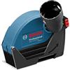 Bosch Professional Cuffia di aspirazione GDE 125 EA-S per il taglio (adatta per smerigliatrici angolari Bosch Professional dotate di cuffia di protezione con serraggio a vite, Ø disco 125 mm)