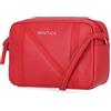 Nautica Candid Logo Crossbody Bright Red One Size