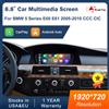 Road Top 8.8 pollici Wireless CarPlay Android Auto Car Multimedia per BMW serie 5 E60 E61 2005-2010 CCC CIC Screen Touch Display navigazione