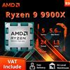 AMD Ryzen 9 9900X Nuovo 12 core 24 thread R9 9900x 9000 Serie DDR5 5,6 GHz L3 = 64M Presa cache gioco AM5TDP 120W ma senza ventola