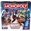 Monopoly Hasbro Gaming Monopoly Flip Edition: Marvel, gioco da tavolo strategico per bambini di 8 anni, per 2-4 giocatori, giochi per famiglie per bambini e adulti, divertente idea regalo per Natale e