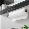 Eolax Barra Porta Carta Assorbente, Barra Porta Carta da Cucina Sottopensile, Barra Porta Asciugatutto, per Cucina, Autoadesivo o Si Installa su Parete Praticando Fori, Acciaio Inox SUS304, Grigio