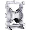 VEVOR Pompa Pneumatica a Doppia Membrana 166 L/min, Pompa Pneumatica a Membrana per Trasferimento di Olio 7,9 bar, Lega di Alluminio, per Petrolio, Gasolio, Fluidi a Bassa Viscosità