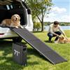 VEVOR Rampa per Cani per Auto 180 x 43,2 cm, Rampe Pieghevoli con Superficie in Tessuto Oxford Antiscivolo per Animali Domestici di Taglia Media e Grande Fino a 113 kg, per SUV e Camion