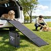 VEVOR Rampa per Cani per Auto 180 x 43,2 cm Rampe Pieghevoli con Superficie in Feltro Antiscivolo per Animali Domestici di Taglia Media e Grande Fino a 113 kg, per Cani da Esterno per SUV e Camion