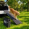 VEVOR Rampa per Cani per Auto 160 x 43,2 cm Rampe Pieghevoli con Superficie in Tessuto Feltro Antiscivolo Animali Domestici di Taglia Media e Grande Carico di 113 kg, per SUV e Camion
