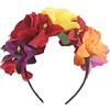 VASANA Fascia per capelli per Halloween, motivo floreale messicano, per feste e cosplay
