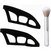 Bessy shop 2 Stencil per Eyeliner e 1 Applicatore per Ombretto,Strumenti per il Trucco Rapido,Stencil per Ombretto per gli Occhi,per Principianti e Viaggi
