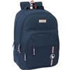 safta EL OCA ECLIPSE - Zaino scuola per bambini, ideale per bambini di diverse età, comodo e versatile, qualità e resistenza, 32 x 15 x 42 cm, Blu navy, M, Casual