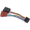 KIMISS Adattatore Iso Cavo Convertitore, 16 Pin A Mini Cavo Di Cablaggio Spina Iso 8 Pin,Spina Del Fascio Auto Autoradio