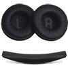 MYAYD 3 pezzi di cuscinetti per fascia elastica compatibili con JBL T450/T500 BT, Tune600, 510BT, JR300, cuscinetti in schiuma per auricolari da 70 mm e cuscinetti per fascia elastica per Tune600 (Nero)