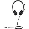 Yealink Cuffie Yealink UH35 Dual UC USB-C/A Cablato Nero [1308164]