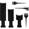 Lusofie Balayage Board Set Spazzole capello 6 Pezzi Tinta Pennello Plastica Con Pettine Per Tingere Capelli Set Professionale Fai Te Per Salone E Casa