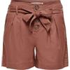 ONLY Pieces - Pantaloncini da Donna Onlviva Life HW Belt Pnt Noos, Apple Butter, 42