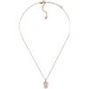 Emporio Armani Collana da donna in ottone con chiusura a moschettone in tonalità oro rosa