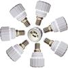 DZYDZR 8pcs Conversione Portalampada E14 a GU10 Adattatore Adatto Per Lampadine a LED