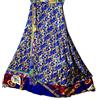 Magic Incredibile-art Vintage Silk Sari Magic Wrap Gonna Reversibile Hippie Sarong