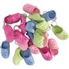 Zerodis Portachiavi in silicone per Pantofole, 20 Pezzi Portachiavi per Scarpe da Spiaggia Portachiavi per Auto Portachiavi Decorazione Portachiavi Ciondolo Borsa da Donna Portachiavi