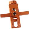 Cryfokt Dima di Montaggio per Ante di Armadietti in Lega di Alluminio con Foro di Rimbalzo, Spessore 7 a 40 Mm per Cucina Bagno e Falegnameria
