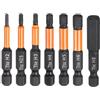 QUARKZMAN 7pz H2/2,5/3/4/5/6/8 Inserti per Avvitatore Kit Punta Piatta Metrica 1/4 Attacco Esagonale 50mm (2) Cacciavite Industriale Attacco Esagonali Magnetico Lungo