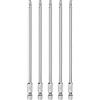 QUARKZMAN 5pz T20 Bit Torx di Sicurezza 1/4 Gambo Esagonale 6 Lungo Acciaio S2 Magnetica Antimanomissione Star Bits Cacciavite Testa Torx con Foro per Rimuovere Viti Fissaggio